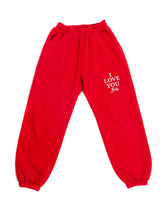 Load image into Gallery viewer, Red ILY Sweatpants
